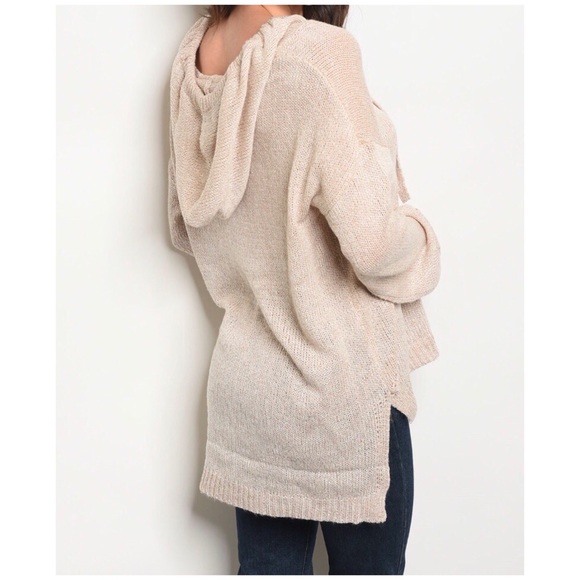 ❄️OATMEAL SWEATER HOODIE - Picture 4 of 11